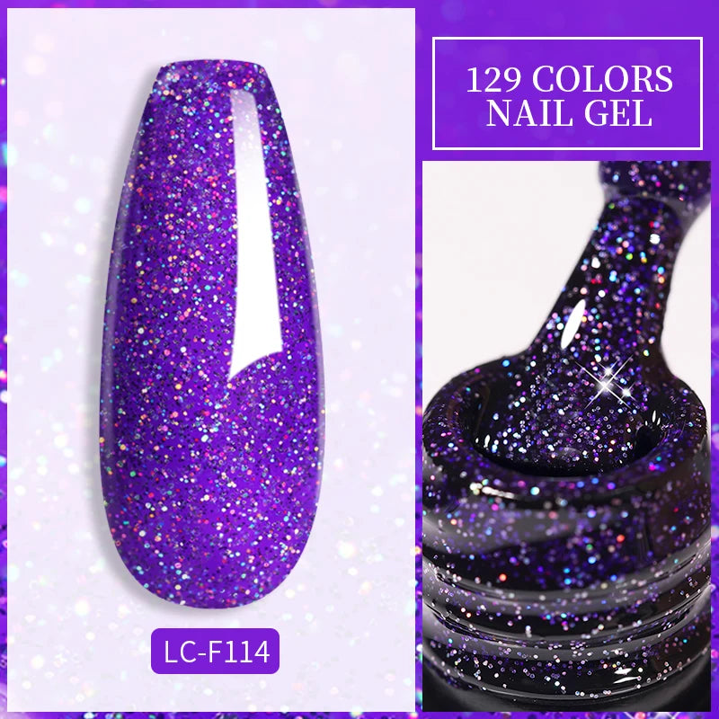 LILYCUTE 7ML Eggshell Gel Nail Polish White Black Material Semi Permanent Autumn Varnish With Any Color Gel Soak Off UV Manicure