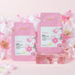 4pcs Skincare Sets Sakura Cleanser Face Cream Toner Eye Cream Deep Cleansing Moisturizer Oil Control Skin Care Kit Travel Outfit