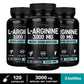 L-Arginine Capsules 3000mg - Nitric Oxide Boosters - for Supporting Muscle Growth, Vascular Function and Energy