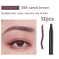 HAOZHUANG Waterproof Long-Lasting Eyebrow Pencil with Soft Brush – Smudge-Proof Daily Eyebrow Makeup Tool