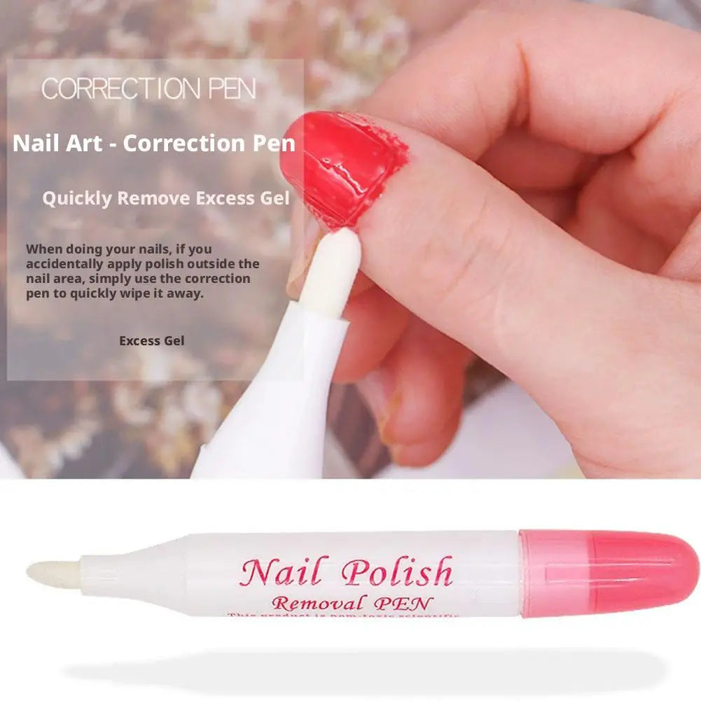  Gentle Alcohol-Free Nail Polish Remover Pen Press On Nails Remover Gel Off Quick Remove False Nails for corrector wrong nail