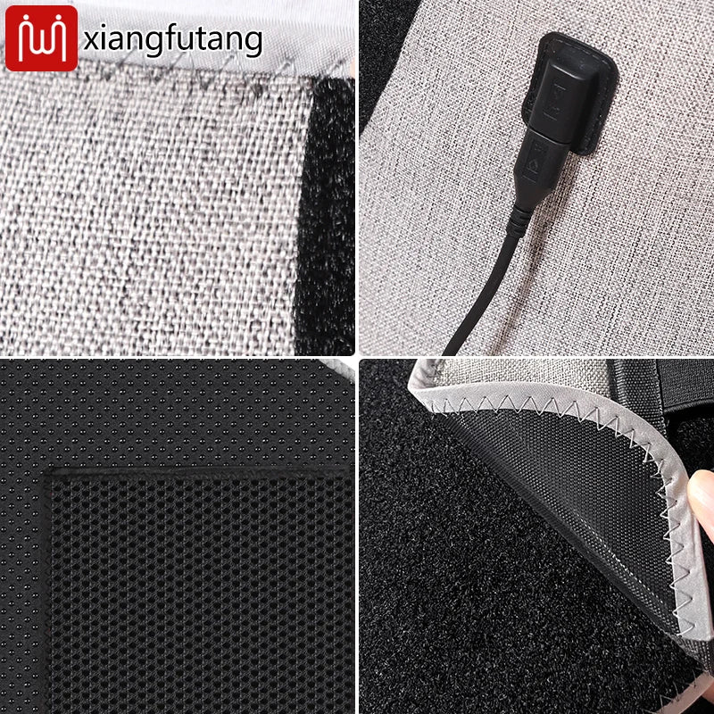 Red Light Heating Women's Underwear with Abdominal Massager Relieves Abdominal Pain Cold Uterus Menstrual Cramps warm