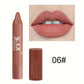 Nude Series Velvet Matte Lipstick Pencil – Waterproof, Long-Lasting Red Lipstick, Lip Tint Pen, Cosmetic Makeup