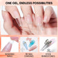 Makartt Solid Nail Gel for Acrylic Nail Tips Glue Gel Curing Needed UV Cured for Press On Nails Fake Nails Solid Nail Adhesive