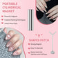 7.5ml Silver Water Gloss Cat Eye Tape Love Magnet Set UV/LED Super Bright Long-lasting Nail Art Gel Suitable for DIY Nail Salon