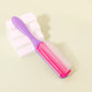 1pcs 9-row wrinkle removal massage curly hair brush, detachable 9-row comb plastic wet hair brush