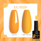 LILYCUTE 7ML Eggshell Gel Nail Polish White Black Material Semi Permanent Autumn Varnish With Any Color Gel Soak Off UV Manicure
