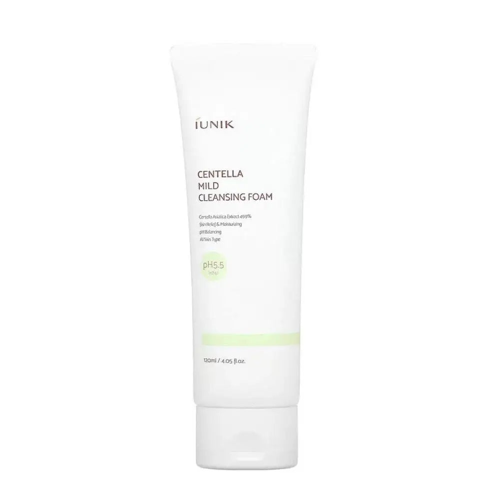 Korea IUNIK Centella Asiatica Cleans Skin Care  Mild Cleansing Foam Cleanser Calming Gel Propolis Vitamin Moisturizing Cleanser