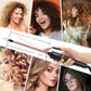 Hatteker 9mm Curling Wand Ceramic Barrel Pro Hair Curler with Constant Temperature Tourmaline Ceramic Iron Beauty Salon