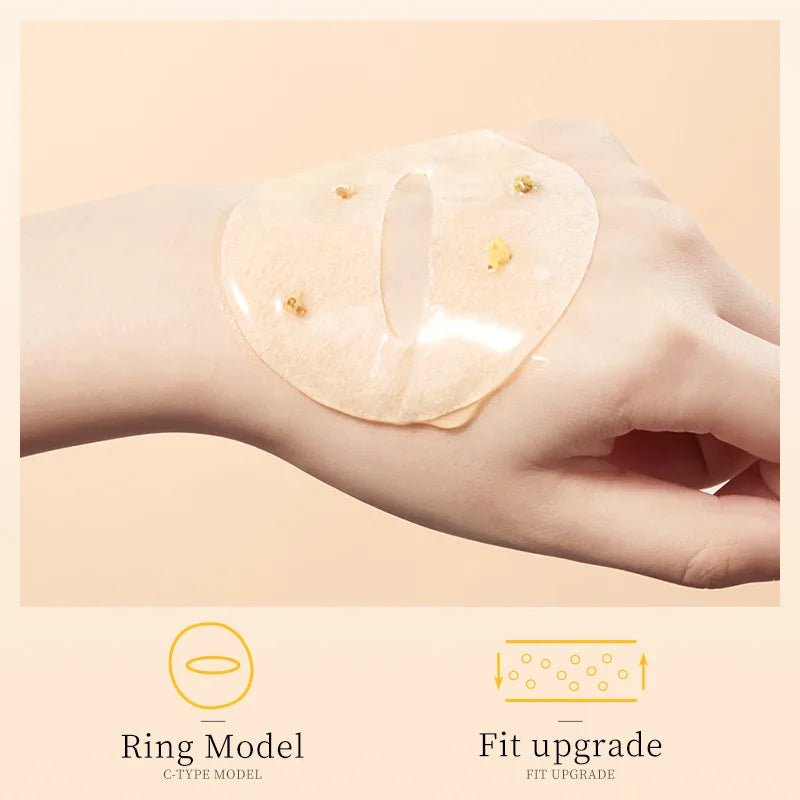 80 Osmanthus Eye Masks, Containing Osmanthus Extract, Hydrate and Moisturize, Nourish the Eyes, and Improve the Skin Around the Eyes Suitable for Daily Eye Care, a Gift for Mom on Mother's Day