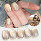 MEET ACROSS Guava & Grape Color Cat Magnetic Gel Green Glass Bead Cat Eye Gel Soak Off UV Gel Nail Art Varnish Salon Home DIY