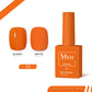 Mxsi 15ml Gel Nail Polish Neon Brown Royal Blue Red Green Pastal Nude Nail Art Varnish Gel Lacquer Top Coat UV Gel Nail Not Set