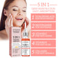 5 In 1 Facial Serum Fade Fine Lines Firming Skin Shrink Pores Moisturizing Brightning Vitamin C Hyaluronic Acid Face Serum