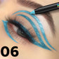 1pc Colourful Eyeliner Pen,High Pigmented Pearly Glitter&Shimmer Metallic Eyeliner Stick, Long Lasting Waterproof White Black