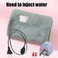 Soft Plush Electric Hot Water Bottle Charging with EU/US/AU Plug for Winter Warmth and Pain Relief Winter Women's Gifts