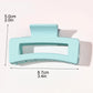 7 Pcs Big Hair Claw Clips 3.4" Non-slip Big Square Matte for Women Girls, Strong Hold Banana Clips for Thick Thin Hair
