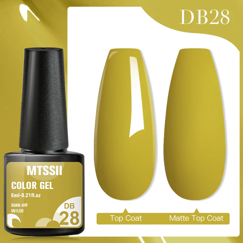 Mtssii 7ml Reflective Glitter Thermal Gel Nail Polish Color Changing Gel Semi-permanent Nail Art Varnishes Soak Off UV LED Gel