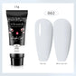 15ml Solid Extension Gel Nail Build Poly Nail Acrylic Gel Crystal Naked Color UV LED Polish Gel For Extend Nail Quick Extension