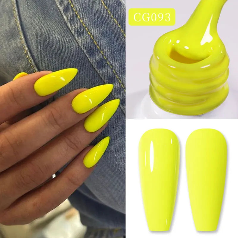 BORN PRETTY Black White Colors Gel Nail Polish 10ml Soak Off UV LED Gel Nail Art DIY Design Semi Permanent Varnishes Manciure