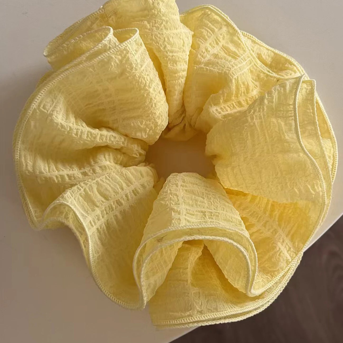 Korean Fashion Big Scrunchies For Girls Pink White Hairties For Bun Hairstyle Hair Bands Hair Accessories For Women Headwear