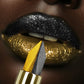 1PC Metallic Finish Lipstick Glitter Black&yellow Two Tone High Pigment Lip Tint  Korean Makeup Hydrating Shine Cosmetic Gifts