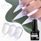7ML Jelly Gel Nail Polish Black Crystal Translucent Dull Color Nail Art Gel Semi Permanent Varnish Soak Off UV LED Gel Polish