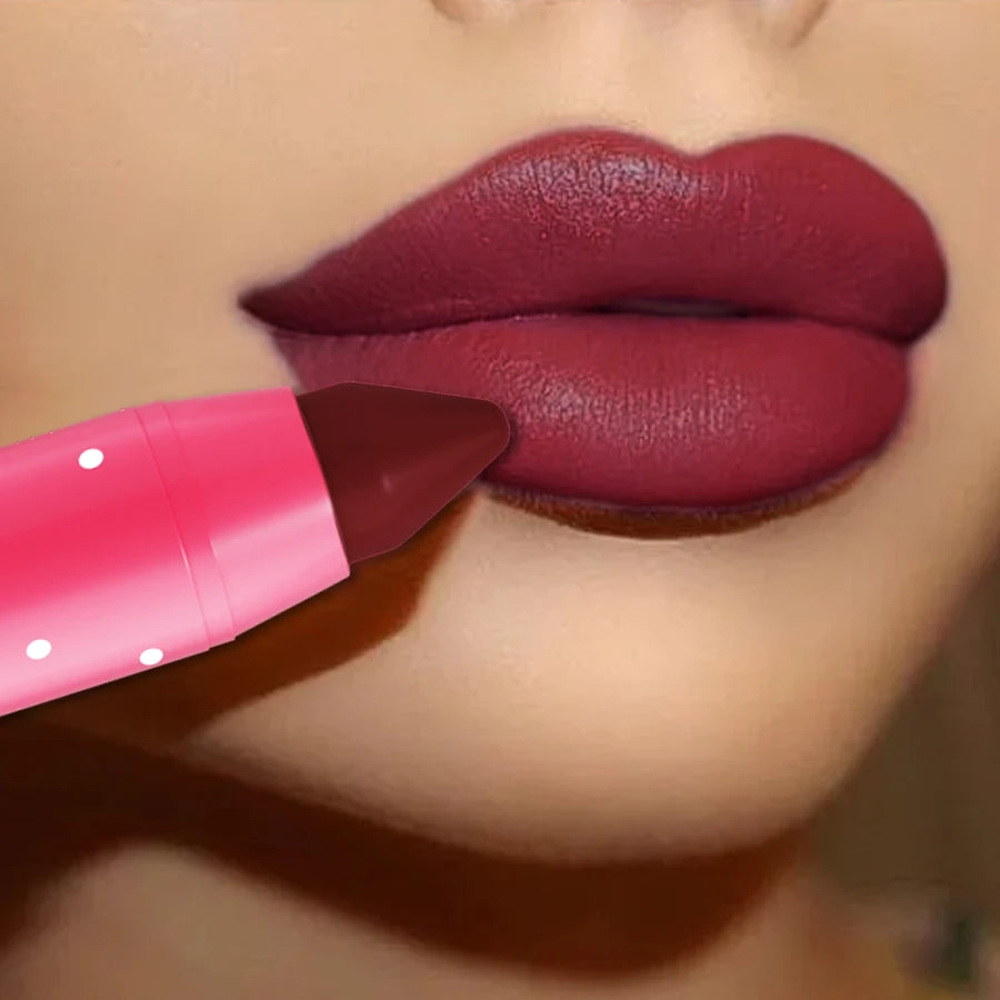 15 colors 1pc matte lipstick pen waterproof lip stain tint korean makeup lip cosmetic nude lipstick pen for women gift lip liner