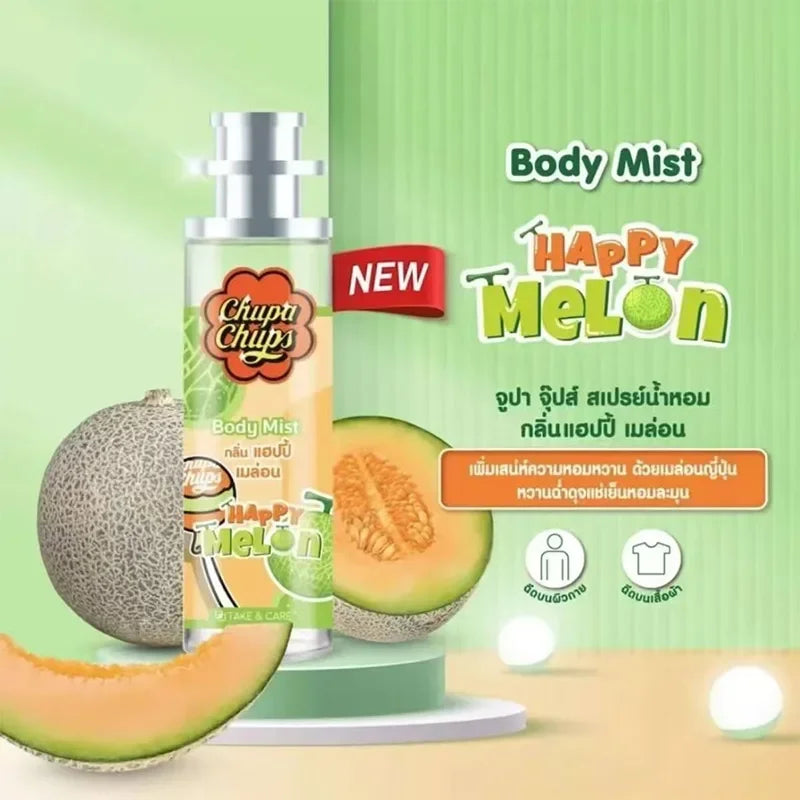 Thai Fruity Perfume,Clothing Fragrance Spray,Sweet Strawberry/Cantaloupe/Grape/Berry Scent,Lady Fresh Body Mist,Summer Deodorant