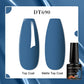 MEET ACROSS 7ml Porcelain White Cat Eye Gel Polish Holographic Glitter Magnetic Galactic Effect Gel Nail Polish Soak Off UV Gel