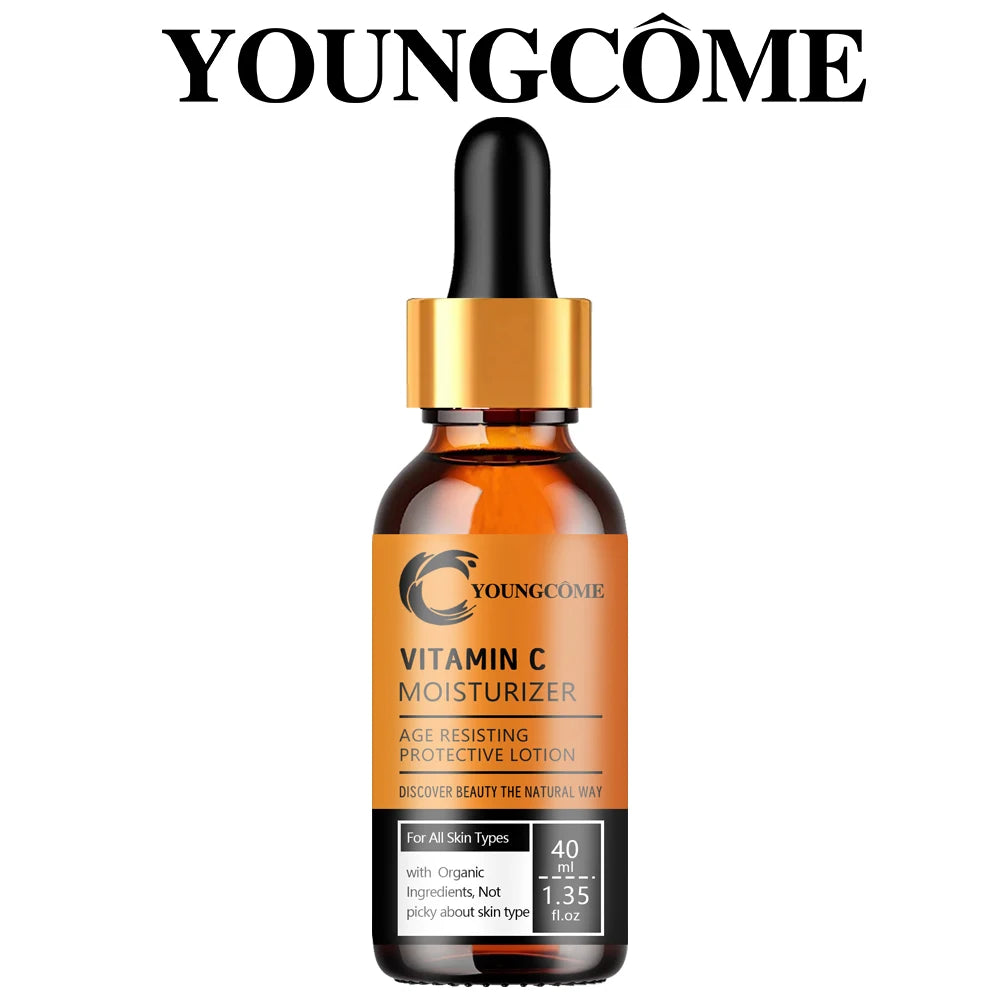 Vitamin C Moisturizing Serum Softens skin Protection Lotion Hydrating & Nourishing Skincare look reduced for All Skin Types