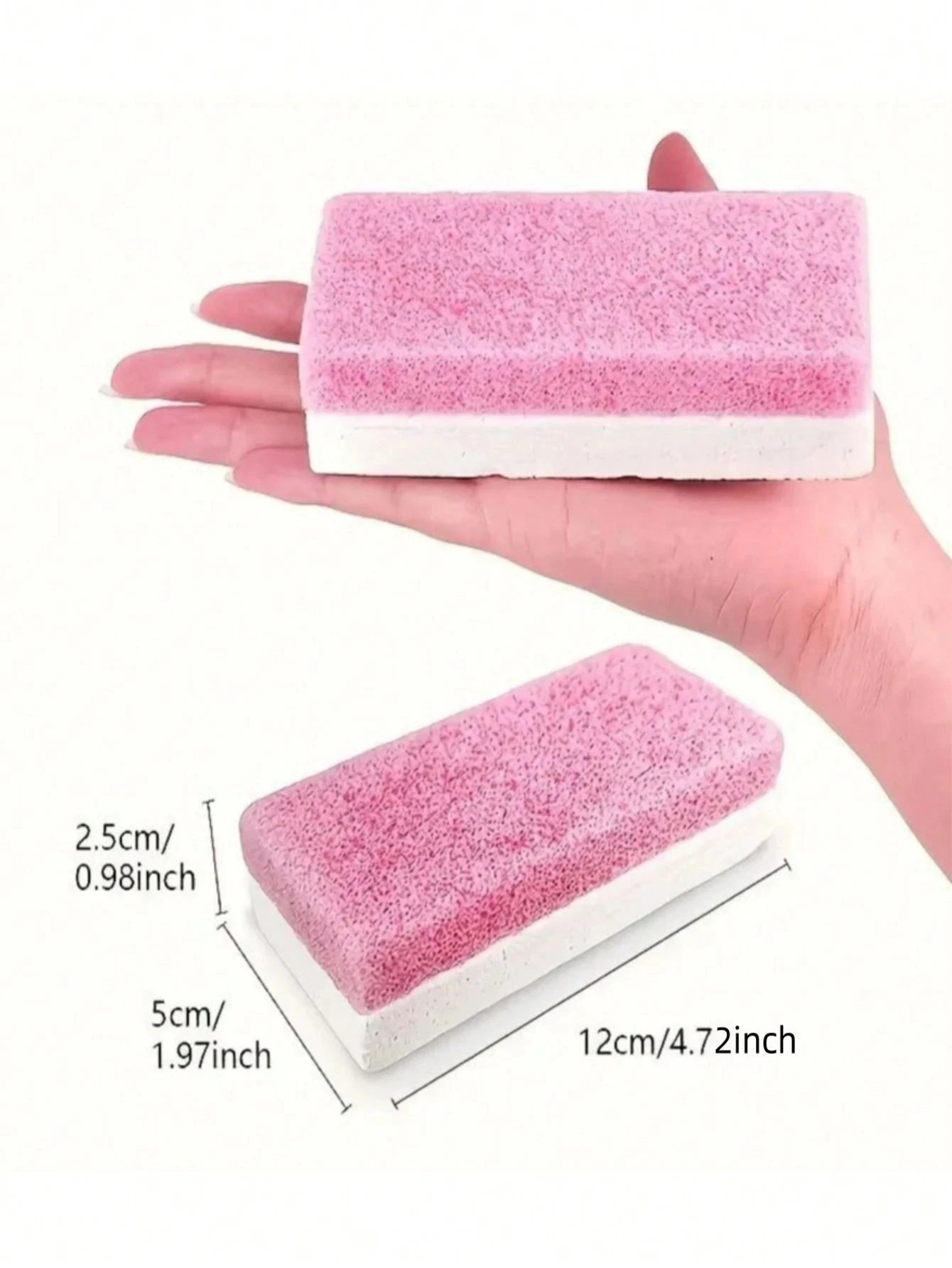 1/4/6Pcs Foot Pumice Stone Exfoliating File, Callus Dead Skin Remover,Heel Brush,Salon Foot Scrub Pad,Pedicure Exfoliating Tools