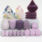 20 Pcs Pink Makeup Sponge and Makeup Puff Set Suitable for Face Cream and Powder Concealer Powder Makeup Machine