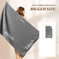 60x100cm Super Absorbent Elastic Band Head Towel for Women's Hair Drying - Extra Large Microfiber Hair Towel Wrap with Headband