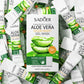20pcs Aloe Vera Gel Portable Sleeping Mask Soothing & Repairing After Moisturizing Hydrating Shrink Pores Facial Mask Skin Care
