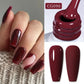BORN PRETTY 10ml Blood Red Jelly Gel Nail Polish Halloween Nails Art Gel Polish Sheer Translucent Nail Gel for Winter Manicure
