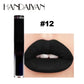 Matte Black Liquid Lipstick Waterproof Long Lasting Lip Gloss Tint Sexy Red Brown Metallic Lipstick Halloween Makeup Cosmetics