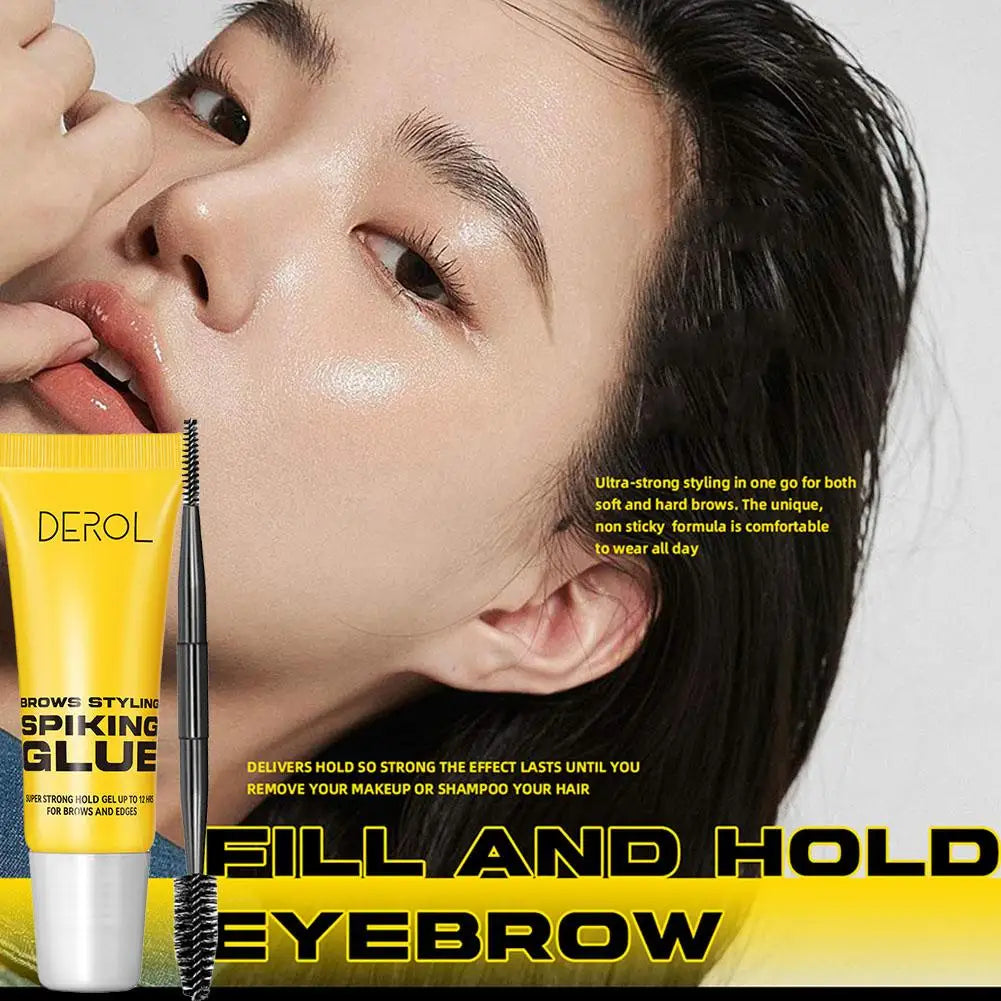 3D Waterproof Eyebrow Styling Gel – Transparent, Quick-Dry, Long-Lasting Brow Wax for Lifting & Enhancing Natural Eyebrows Makeup