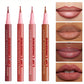 Matte 12 color lipliner, outline lip lipstick lipliner, waterproof, sweat resistant, smooth, dripping liquid lip liner