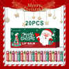 20PCS lipstick Set -5 Taste Christmas Theme Deep moisturizing and lasting moisturizing to create plump and shiny lips