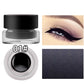 2 bottles of two-color eyeliner gel, durable color rendering, waterproof, non smudging, eyeliner cream with two brushes