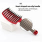Fluffy High Skull Top Rib Comb Girl Blow Hair Curl Styling Artifact Meridian Massage Air Cushion Comb Home Comb