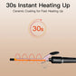 Hatteker 9mm Curling Wand Ceramic Barrel Pro Hair Curler with Constant Temperature Tourmaline Ceramic Iron Beauty Salon