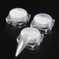 Moonlight Pearl White Nails Glitter Dust Chrome Aurora White Rubbing on Powder Shell Mirror Pigment Nail Art Supplies Decoration
