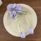 Women Girls Cute Hair Bands Korea Preppy Style Hair Ties Elegant Tulip  Scrunchie Ponytail Holder Bow Chouchou Hair Accessories