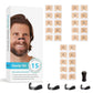Skin Safe Magnetic Nose Strips,Sport Nasal Dilator,Intake Breathing Nasal Strip Starter Kit Boost Oxygen Snore Reducing Aids