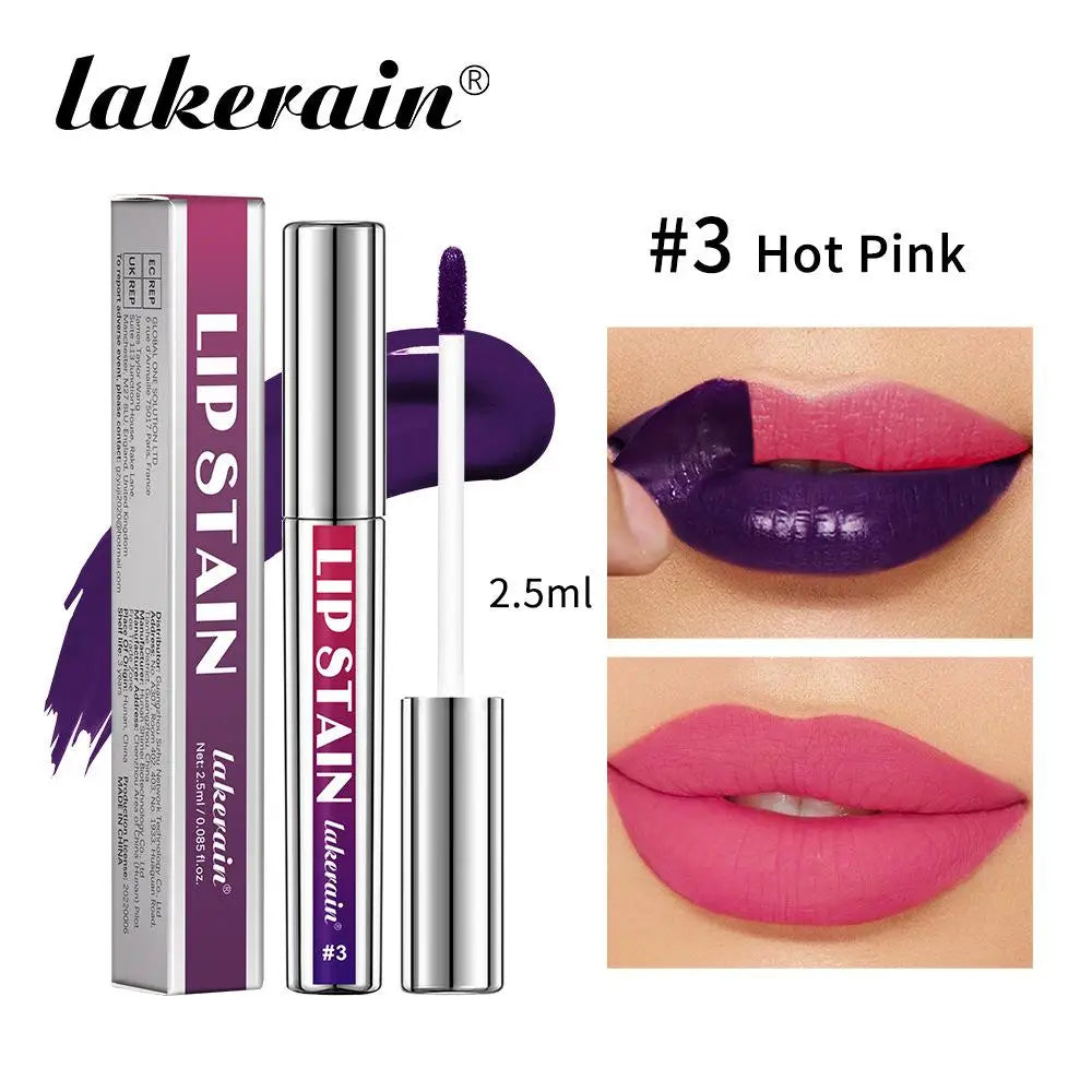 Waterproof Peel-Off Lip Liner – Long-Lasting Matte Lip Tint, Brown Contour Tattoo-Effect Lip Stain Cosmetic