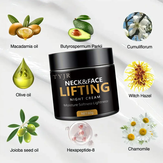 Neck Lines Protein Cream Collagen Eliminate Neck Fine Lines Anti-ageing Lift Rejuvenation Nourish Eliminate Double Chin SkinCare
