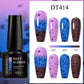 MEET ACROSS 7ml Eggshell Thermal Gel Nail Polish Temperature Changing Gradient Nail Art Varnish Winter Soak Off Gel For Nails