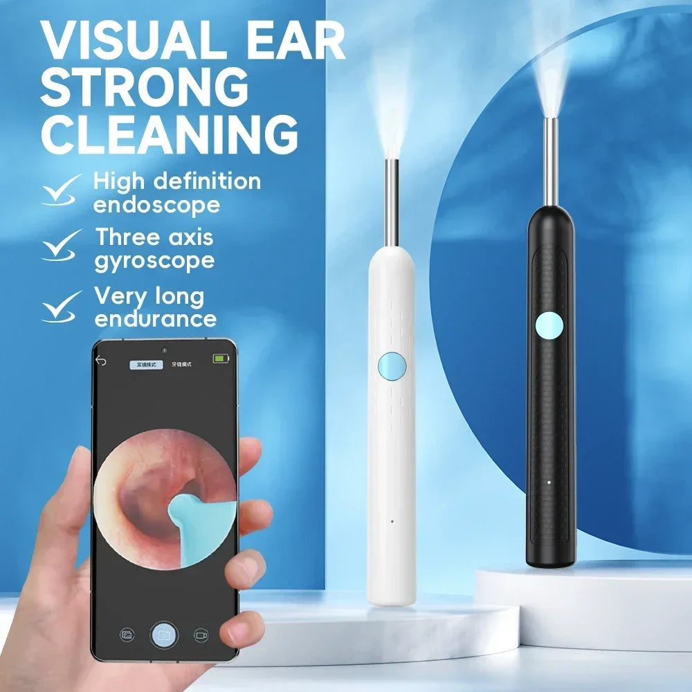 Ear Wax Removal Tool Camera Ear Cleaner with Camera 1080P HD Ear Camera and 6 LED Light Ear Camera Wax Removal for iOS& Android