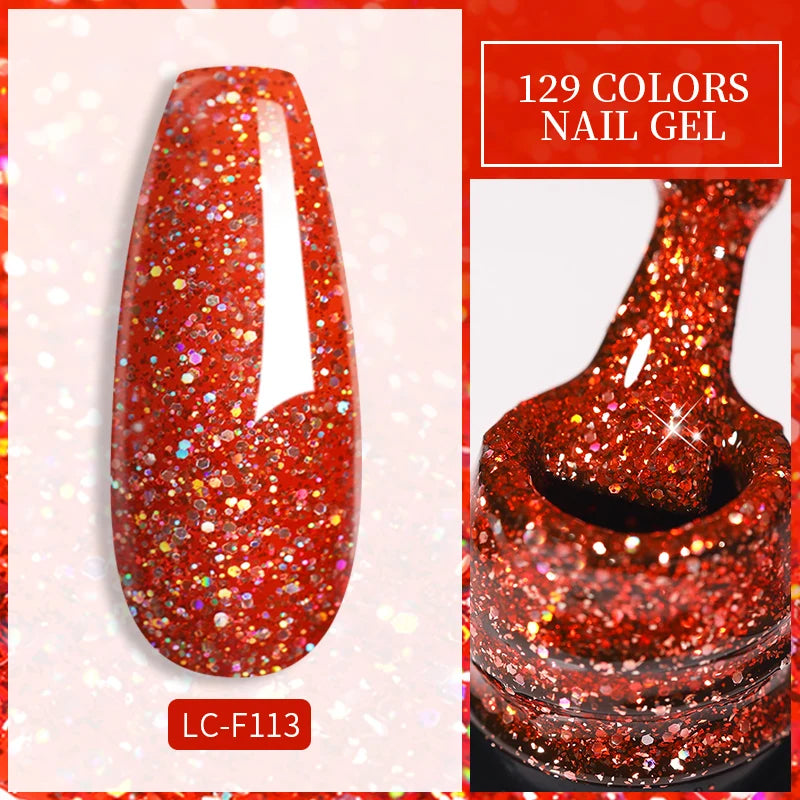 LILYCUTE 7ML Eggshell Gel Nail Polish White Black Material Semi Permanent Autumn Varnish With Any Color Gel Soak Off UV Manicure